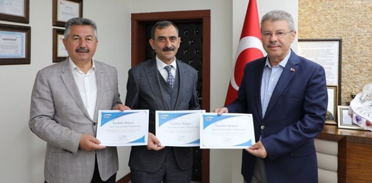 SGK’DAN, KAYSERİ ŞEKER’E TEŞEKKÜR BELGESİ