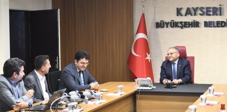 Başkan Büyükkılıç’tan Türk Telekom Bölge Müdürü Ve Yönetimi İle Değerlendirme Toplantısı