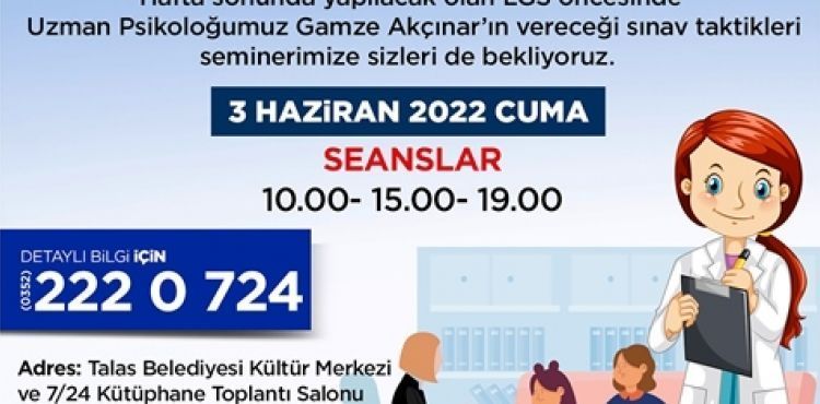 TALAS’TAN LGS ÖNCESİ SINAV TAKTİKLERİ