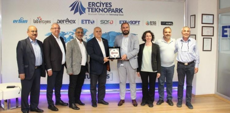 OSTM Teknoparktan Erciyes Teknoparka ziyaret