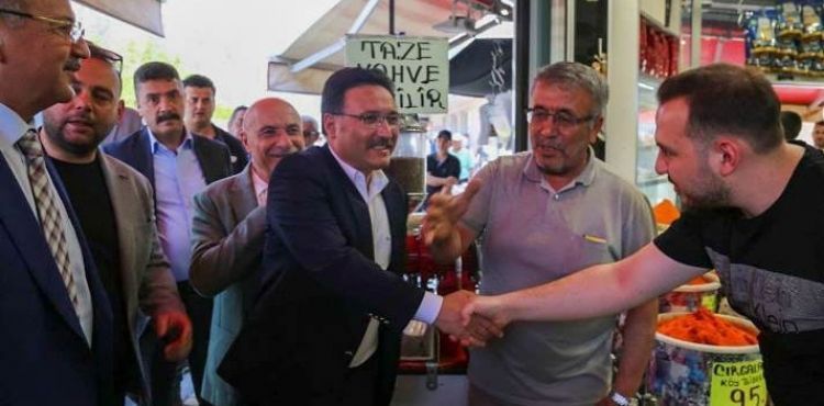 Vali Çiçek'in Katılımlarıyla, Yenilenen Kazancılar Çarşısı'nın Açılış Töreni Gerçekleşti.