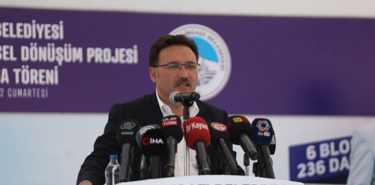 Kentsel Dönüşüm Projesi Temel Atma Töreni Vali Gökmen Çiçek'in Katılımıyla Gerçekleşti
