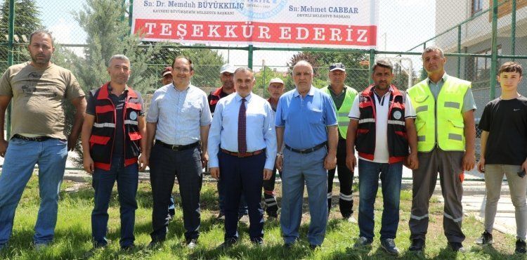 BAŞKAN BÜYÜKKILIÇ’TAN EĞİTİM YUVASINA GÜZELLİŞTİREN DOKUNUŞ