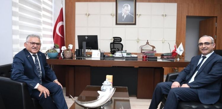 Başkan Büyükkılıç’tan ERÜ Tıp Fakültesi Başhekimine ziyaret