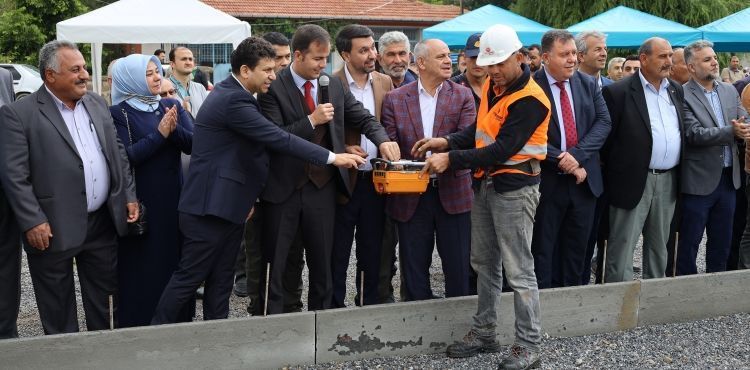 Yahyalı'da Yerköy Cami Temeli Atıldı