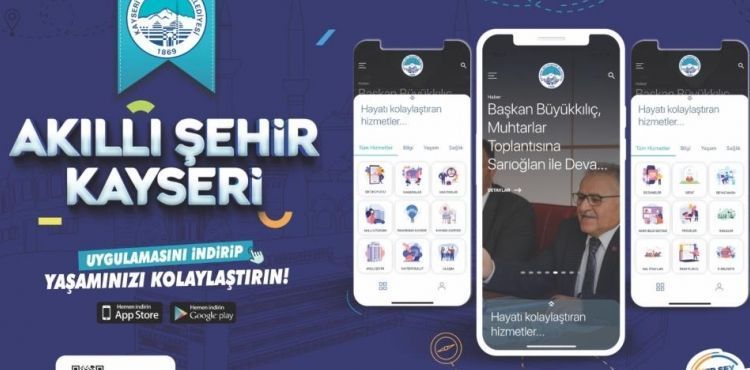 ‘Akıllı Şehir Kayseri’ uygulaması vatandaşların gözdesi oldu