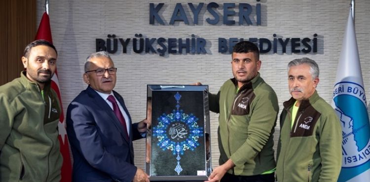 BAŞKAN BÜYÜKKILIÇ, ANDA KAYSERİ EKİBİNİ AĞIRLADI