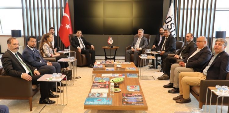 BAŞKAN PALANCIOĞLU’NDAN OSB YENİ YÖNETİMİNE HAYIRLI OLSUN ZİYARETİ