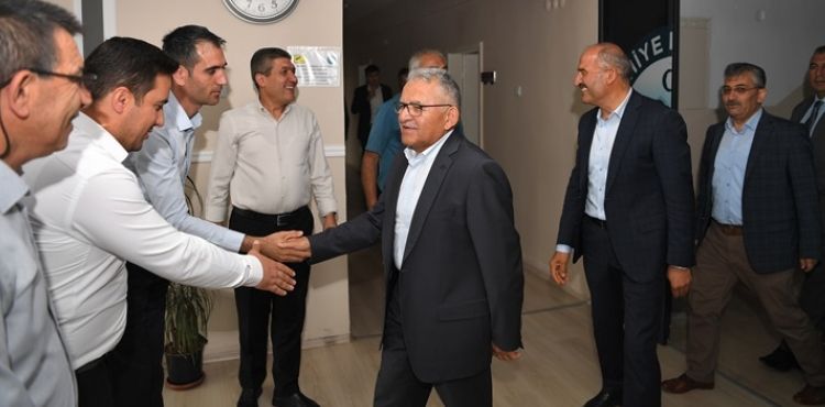 BAŞKAN BÜYÜKKILIÇ, FELAHİYE BELEDİYESİ’Nİ ZİYARET ETTİ