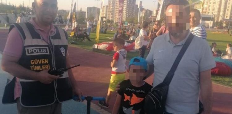 Kaybolan çocuk güven timleri sayesinde ailesine kavuştu