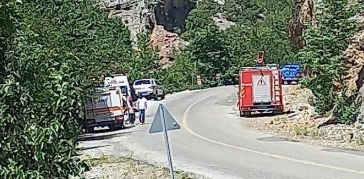 Küçük çocuk şelalede kayboldu