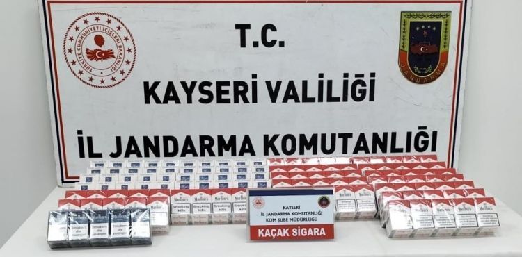 Jandarmadan kaçak sigara operasyonu