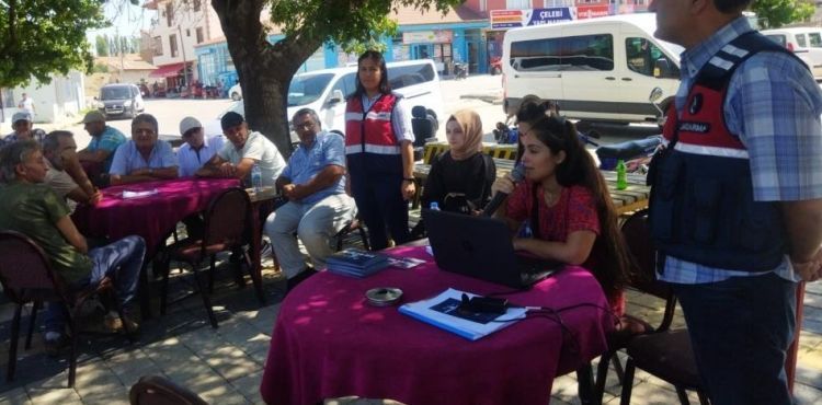Erkekler, kadına yönelik şiddete karşı bilgilendirildi