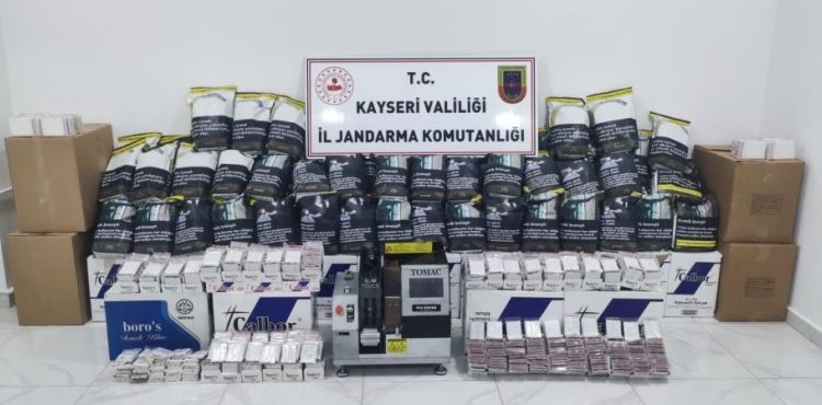 Jandarmadan kaçak tütün operasyonu: 2 gözaltı