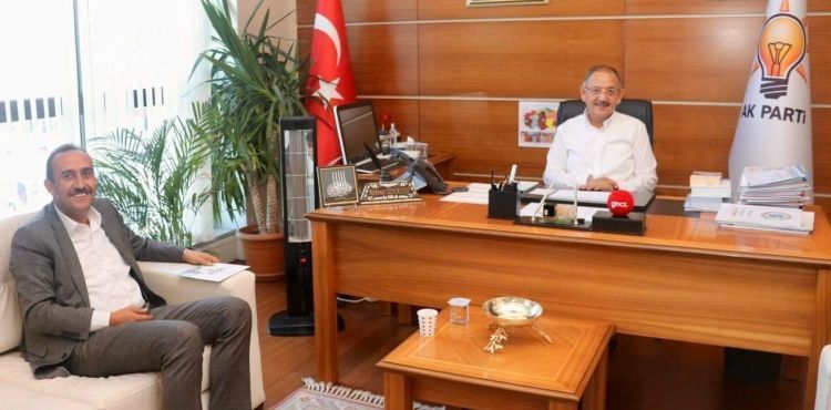 Özhaseki, Başkan İlmek ile görüştü