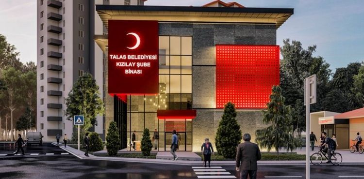 TALAS BELEDİYESİ’NDEN KIZILAY’A YENİ BİNA