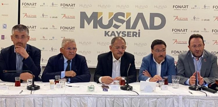 Mehmet Özhaseki MÜSİAD'IN konuğu oldu