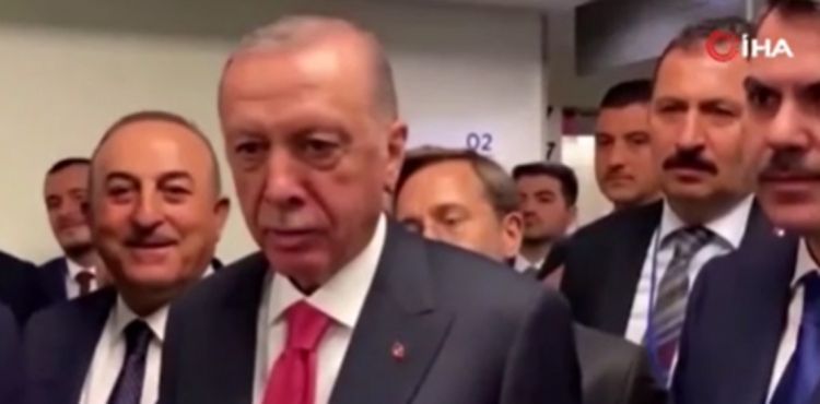 Erdoan'dan gazeteciye: 'O Biden, ben Erdoan'm'