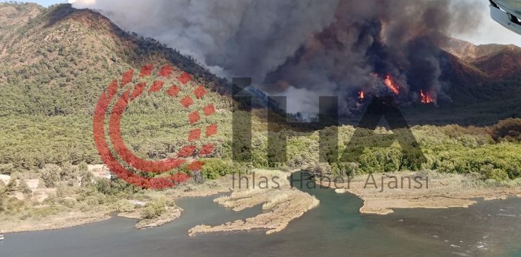 Marmaris'te orman yangını kontrol altına alındı!
