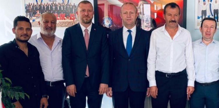 KAYSERİ YOZGATLILAR FEDERASYONU / ÇAĞAN’DAN ÖZ İPLİK-İŞ SENDİKASI ŞUBE BAŞKANI BAĞCI’YA ZİYARET