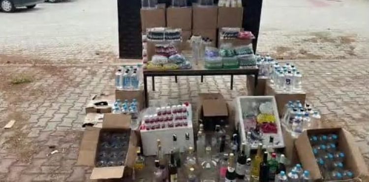 Sahte alkol operasyonunda 2 bin 620 litre etil alkol ele geçirildi