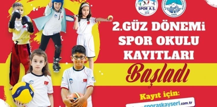 BÜYÜKŞEHİR SPOR A.Ş. 2. GÜZ DÖNEMİ SPOR OKULU KAYITLARI BAŞLADI