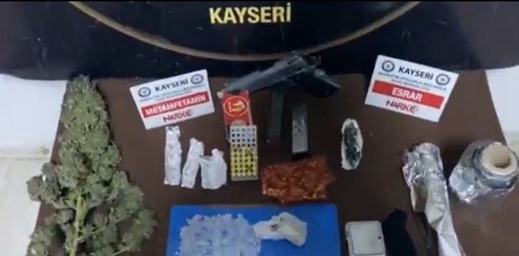 Hacılar’da narkotik operasyonu
