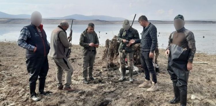 150’den fazla avcı denetlendi, 7 kişiye yasa dışı av cezası verildi