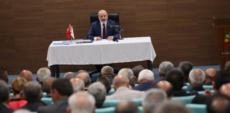 BAŞKAN ÇOLAKBAYRAKDAR, MUHTARLARLA BİR ARAYA GELDİ