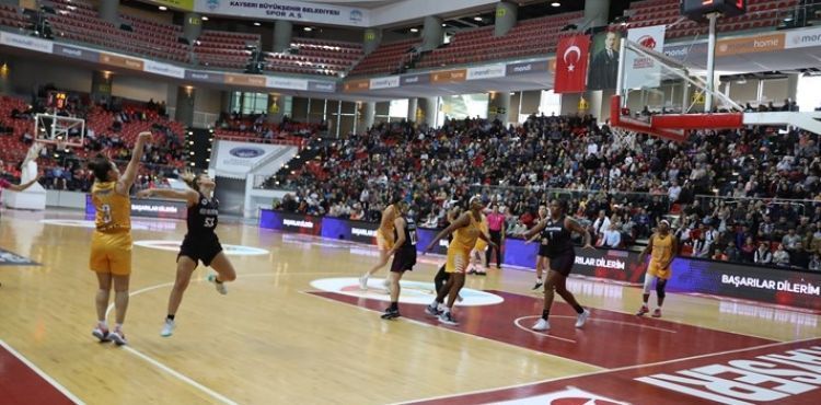 MELİKGAZİ KAYSERİ BASKETBOL TAKIMI RİZE'Yİ MAĞLUP ETTİ