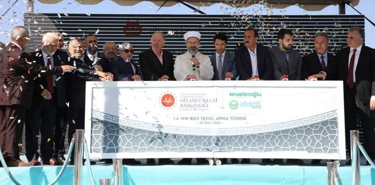 Camiler için yapılan GES projesinin ilki İncesu'ya