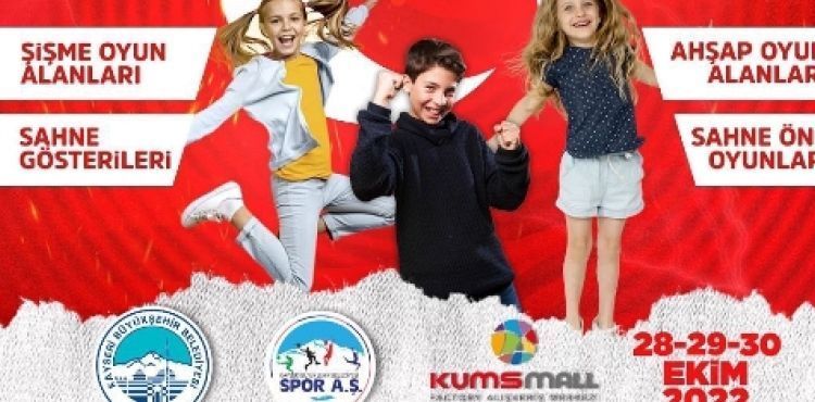 BÜYÜKŞEHİR SPOR A.Ş.’NİN AVM ÇOCUK ŞENLİKLERİ BAŞLIYOR