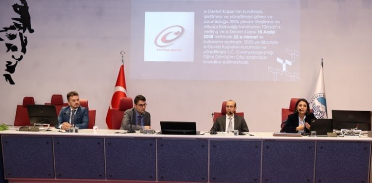 BÜYÜKŞEHİR’DEN PERSONELE “E-DEVLET KAPISI” HİZMET SUNUMU