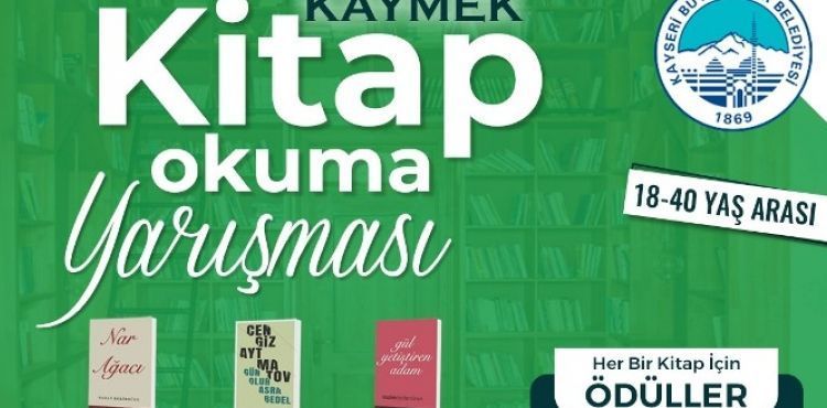 BÜYÜKŞEHİR’DEN KAYSERİLİLERE “KİTAP OKUMA” YARIŞMASI