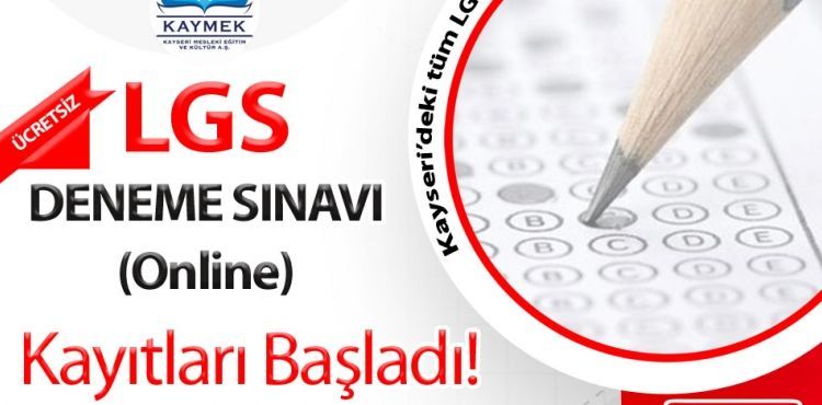 Büyükşehir, KAYMEK Uzem İle İlk Kez LGS Deneme Sınavı Gerçekleştirecek