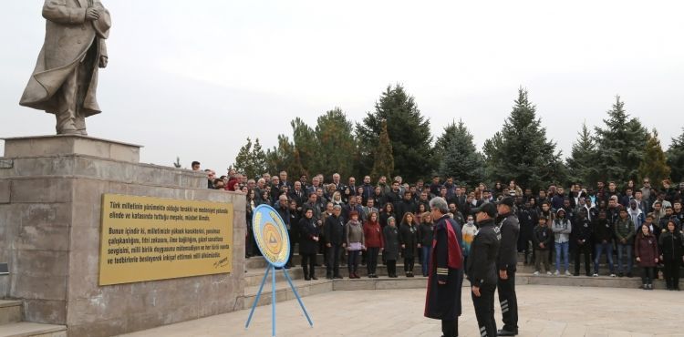 ERÜ’de 10 Kasım Atatürk'ü Anma Töreni Gerçekleştirildi