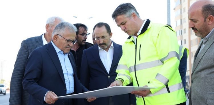 BÜYÜKKILIÇ’TAN SİVAS BULVARI’NI KOCASİNAN BULVARI’NA BAĞLAYACAK YOLDA İNCELEME