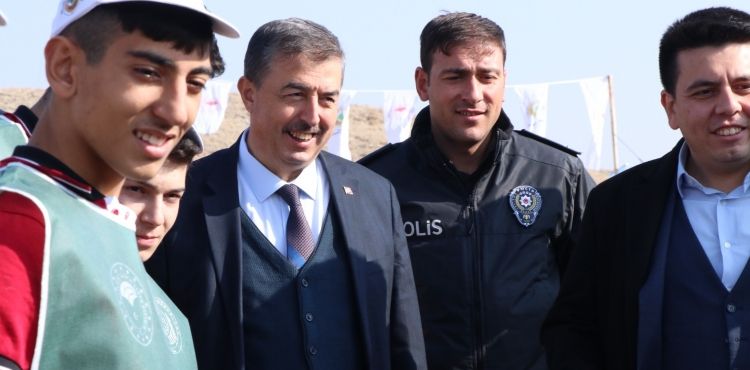 Yeşilhisar Kaleköy'de ağaçlandırma etkinliği