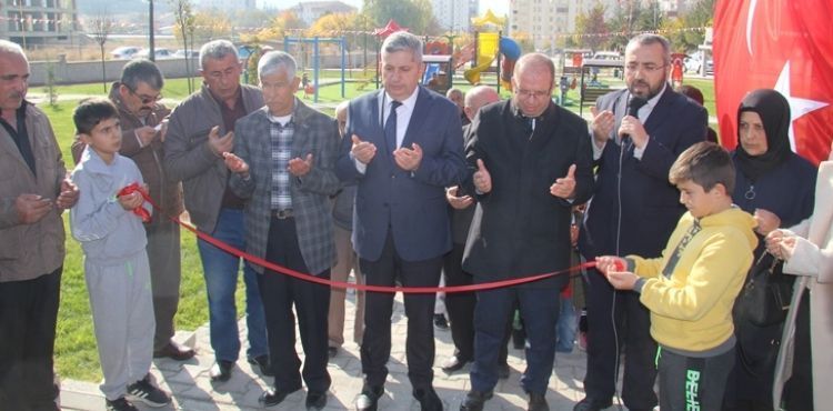 ŞEHİT EYÜP GERGİN PARKI AÇILIŞI YOĞUN KATILIM İLE GERÇEKLEŞTİRİLDİ