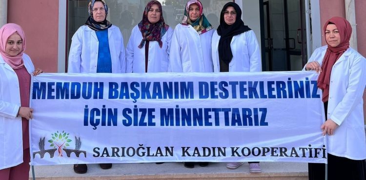 SARIOĞLANLI KADINLARDAN BAŞKAN BÜYÜKKILIÇ’A TEŞEKKÜR