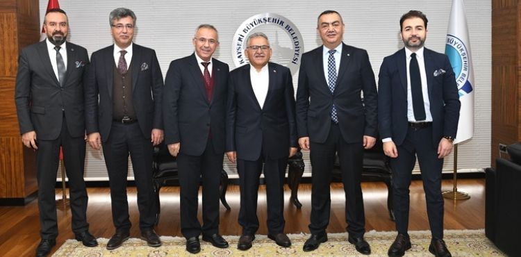 BAŞKAN BÜYÜKKILIÇ, KAYSO HEYETİNİ KABUL ETTİ