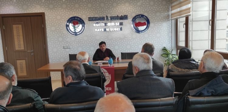 MAZLUMDER EĞİTİM SEMİNERLERİ BAŞLADI