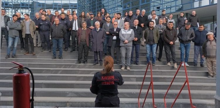 KOCASİNAN’DA YANGIN TATBİKATI GERÇEĞİ ARATMADI