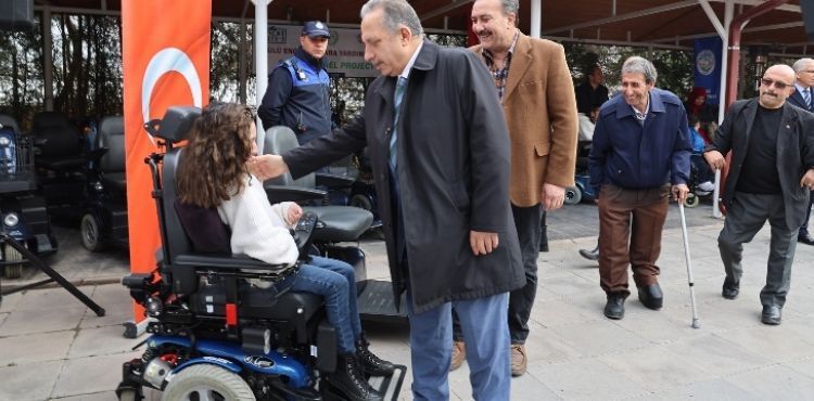 TALAS BELEDİYESİ'NDEN ENGELLİLERE AKÜLÜ ARAÇ DESTEĞİ