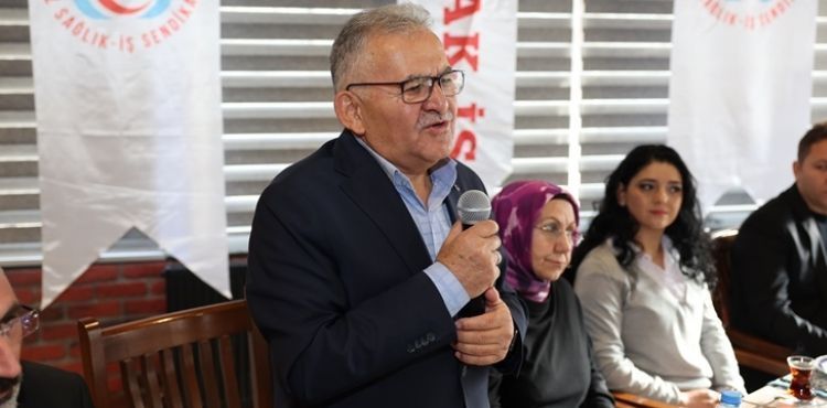 BAŞKAN BÜYÜKKILIÇ, ÖZ SAĞLIK İŞ SENDİKASI ÜYELERİ İLE BULUŞTU