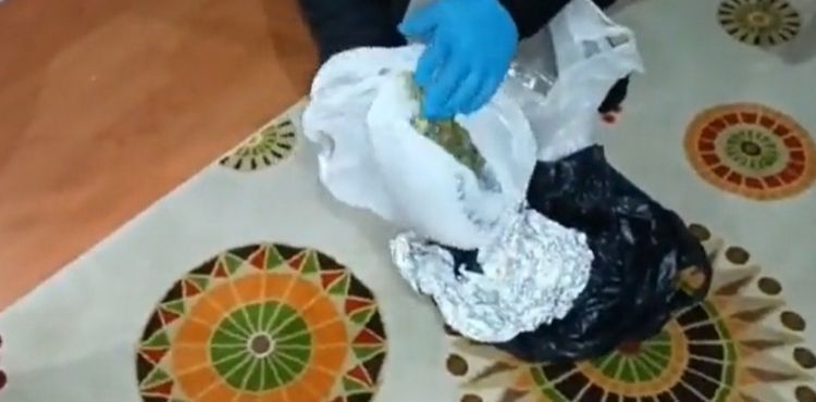 Narkotik köpeği ile operasyon: 2 gözaltı