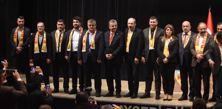 Kayserispor yönetiminde görev dağılımı yapıldı
