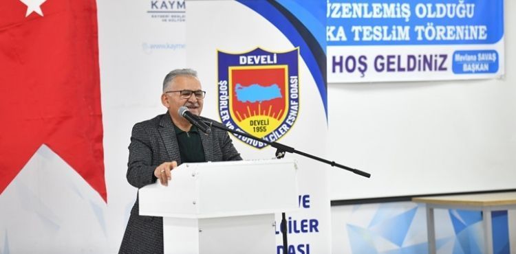 BAŞKAN BÜYÜKKILIÇ, DEVELİ’DE ŞOFÖR ESNAFININ SORUNUNU KÖKTEN ÇÖZDÜ