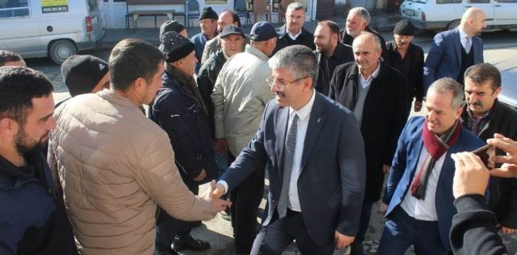AK PARTİ İL BAŞKANLIĞI İLÇELERİ ZİYARET ETTİ