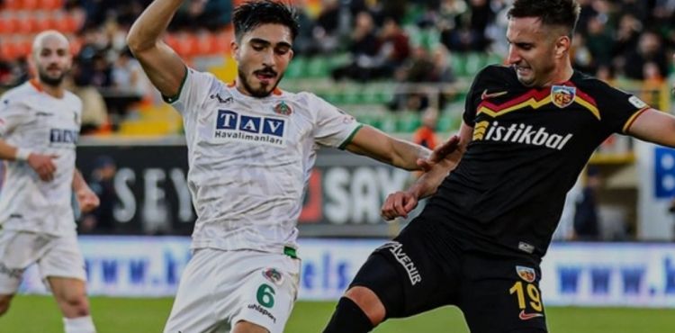 Kayserispor Alanya deplasmanından yenilgiyle döndü